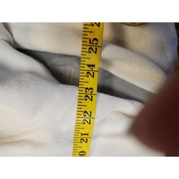 AMERICAN EAGLE men's white 3 button mock sweater pullover with logo XL - Picture 5 of 8